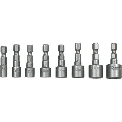 Набір торцевих головок Topex 1/4", 8 шт (39D387)