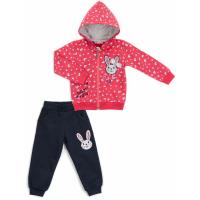 Спортивний костюм дитячий Breeze з сердечками (14427-104G-coral)