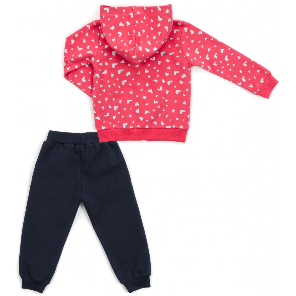 Спортивний костюм дитячий Breeze з сердечками (14427-104G-coral)