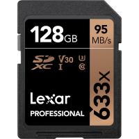 Карта пам'яті Lexar 128GB SDXC class 10 UHS-I U3 V30 633x Professional (LSD128CB633)