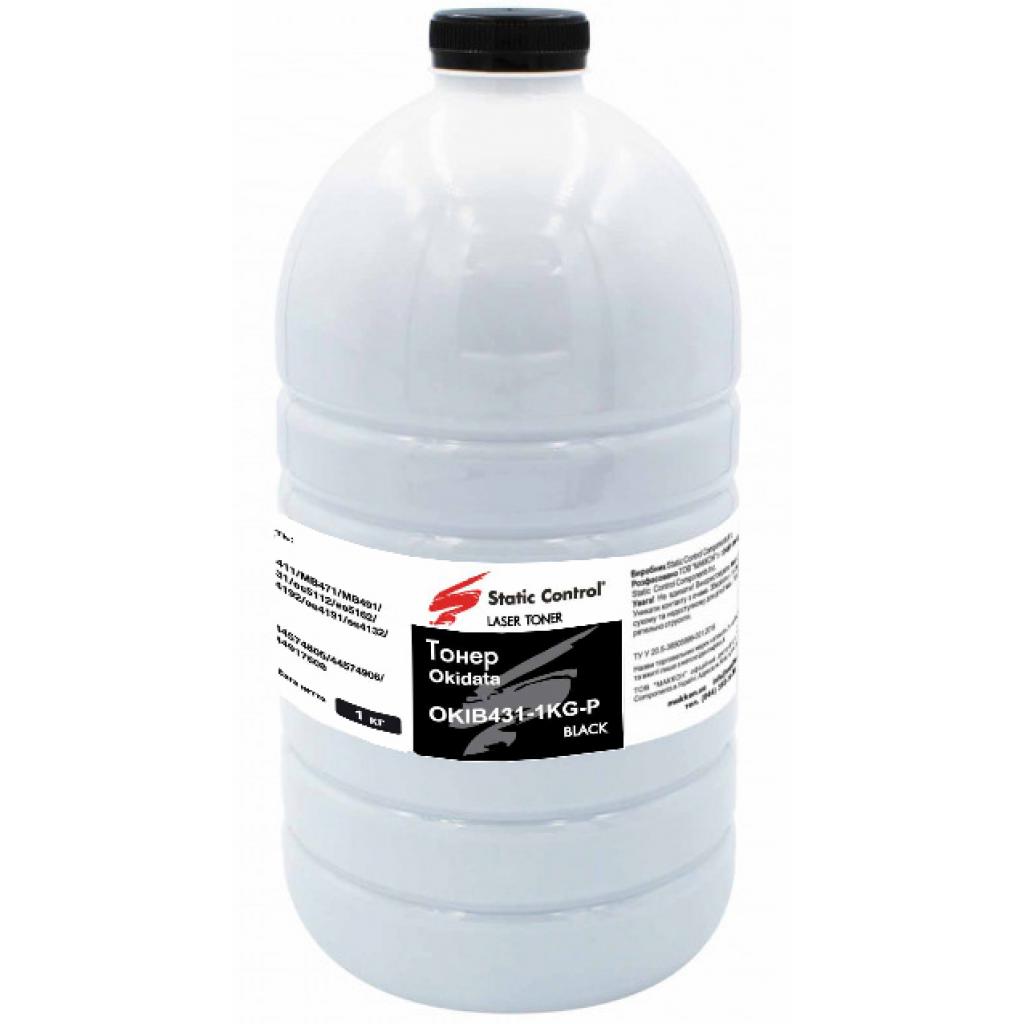 Тонер Oki B431 1кг, фасовка Static Control (OKIB431-1KG-P) Тонер Oki B431 1кг, фасовка Static Control (OKIB431-1KG-P)