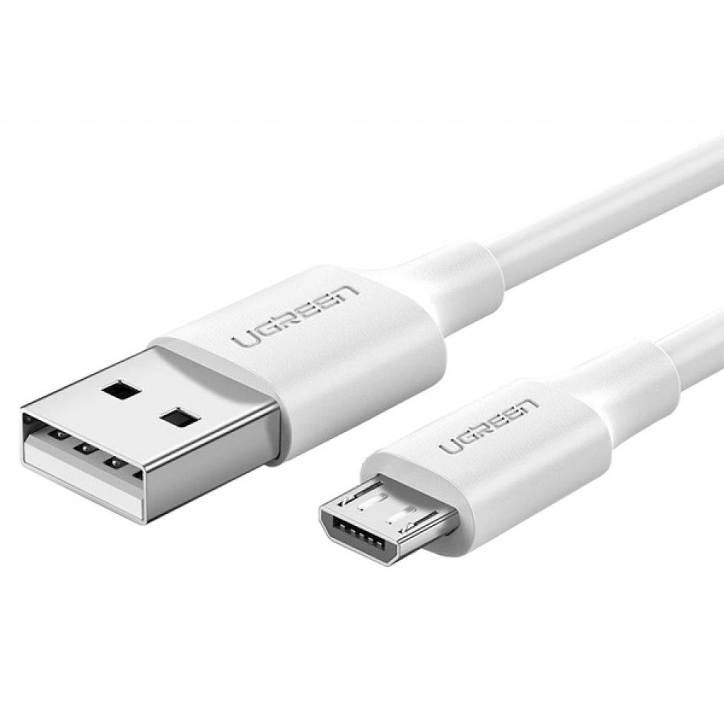 Дата кабель USB 2.0 AM to Micro 5P 1.0m US289 White Ugreen (60141) Дата кабель USB 2.0 AM to Micro 5P 1.0m US289 White Ugreen (60141)