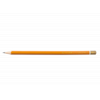 Graphite pencil Buromax Professional 2H without eraser Yellow (BM.8545-12)