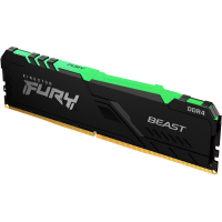 Модуль пам'яті для комп'ютера DDR4 32GB 3000 MHz FURY Beast RGB Kingston Fury (ex.HyperX) (KF430C16BBA/32)