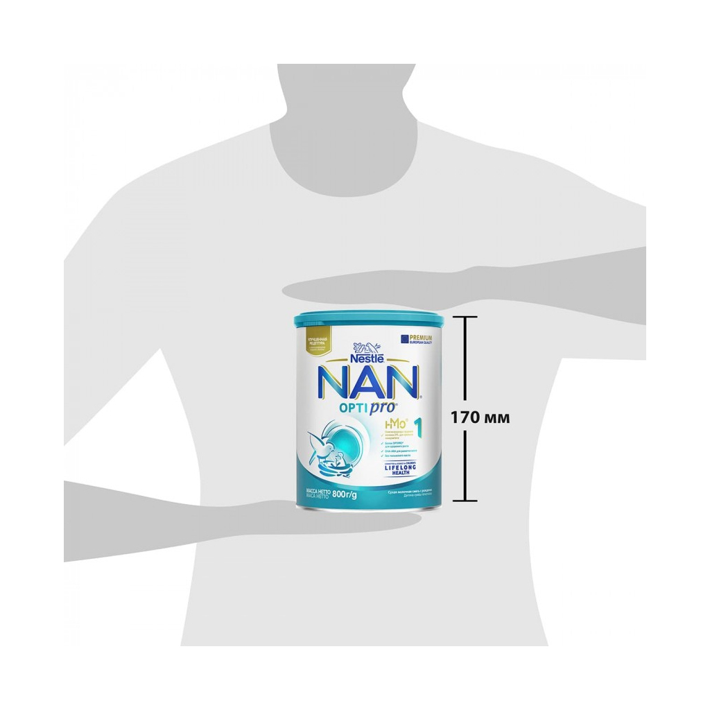 Дитяча суміш Nestle NAN 1 Optipro 2'FL +0 міс. 800 г (7613032405700)