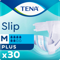 Підгузки для дорослих Tena Slip Plus Medium 30 шт (7322541118871_7322541117980)