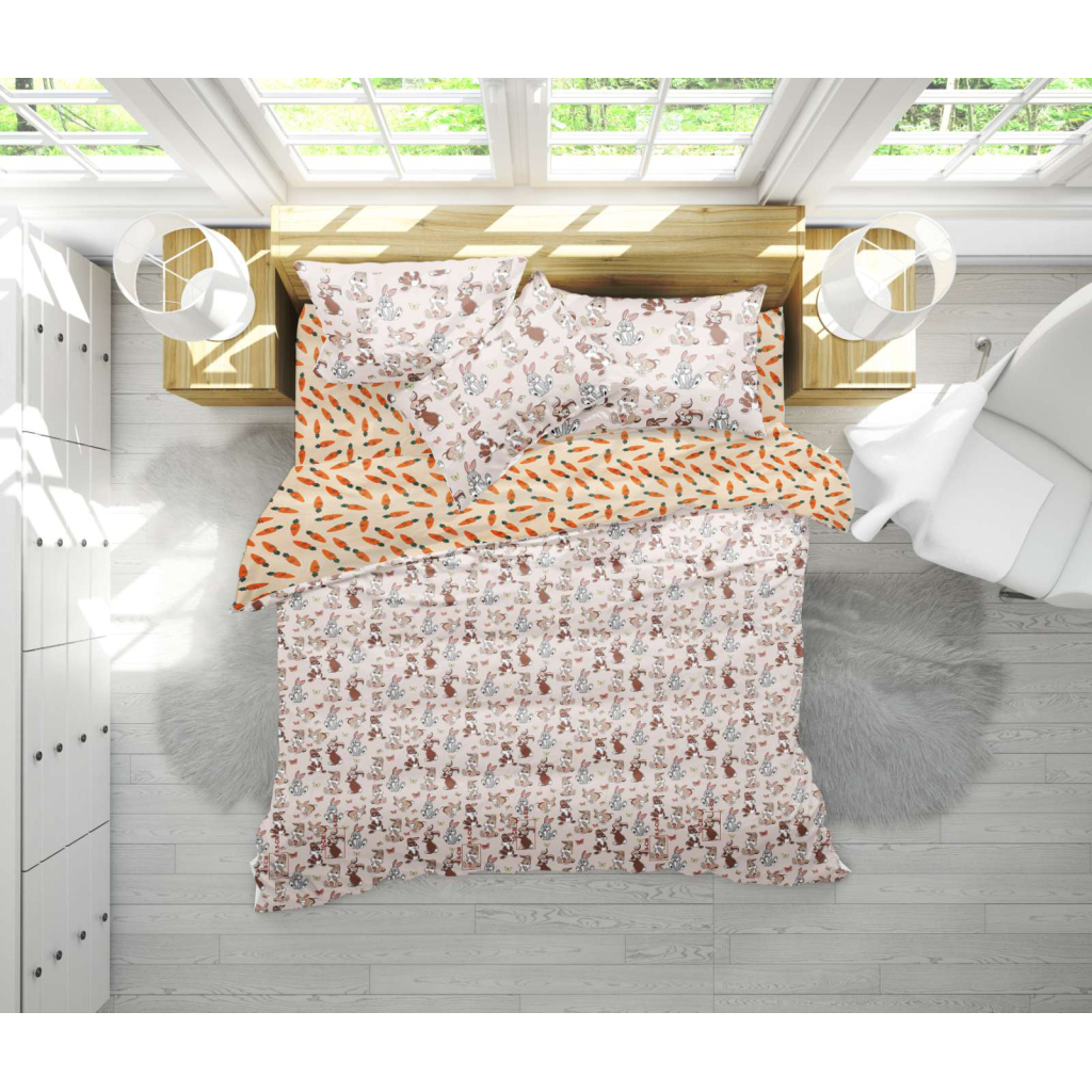 Постільна білизна MirSon Бязь 17-0530 Bambi Полуторний (2200003676341)