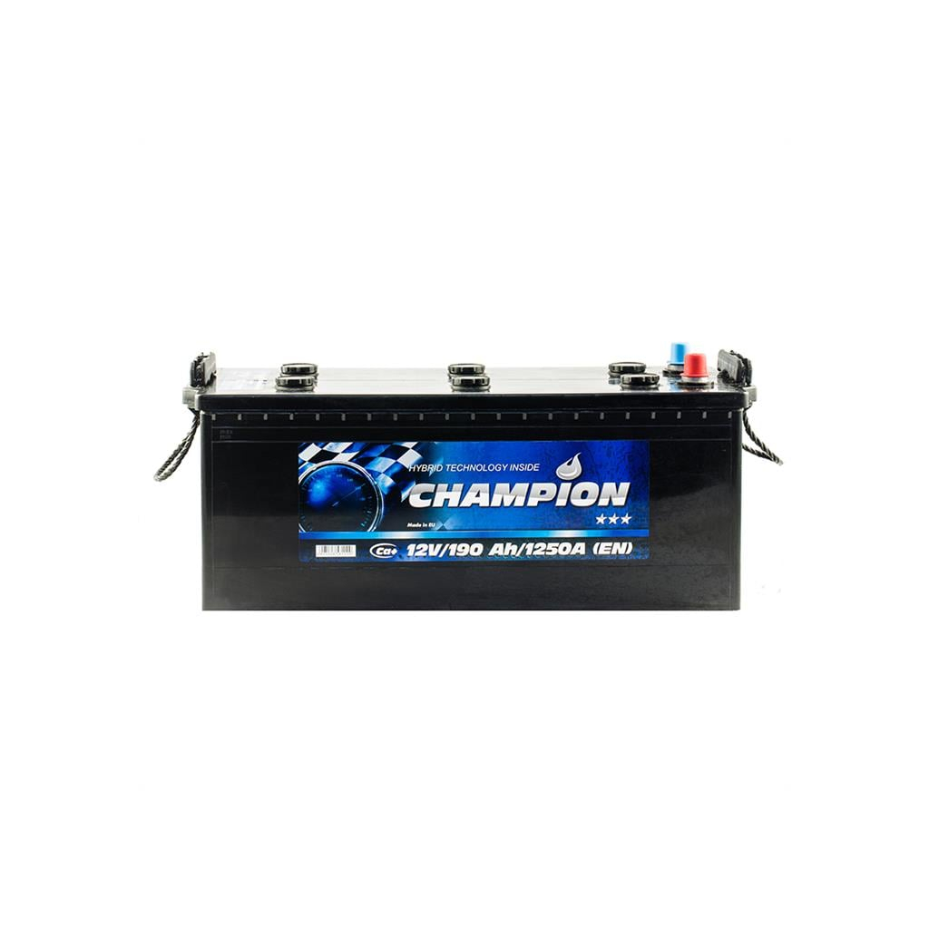 Акумулятор автомобільний Champion Black 190 Ah/12V Euro (CHB190-3) Акумулятор автомобільний Champion Black 190 Ah/12V Euro (CHB190-3)