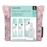 Набір для догляду за дитиною Suavinex косметичний для подорожей рожевий (401302)