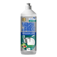 Засіб для ручного миття посуду Wash&Free Екстракт алое вера та лісової суниці 500 г (4260637722843)