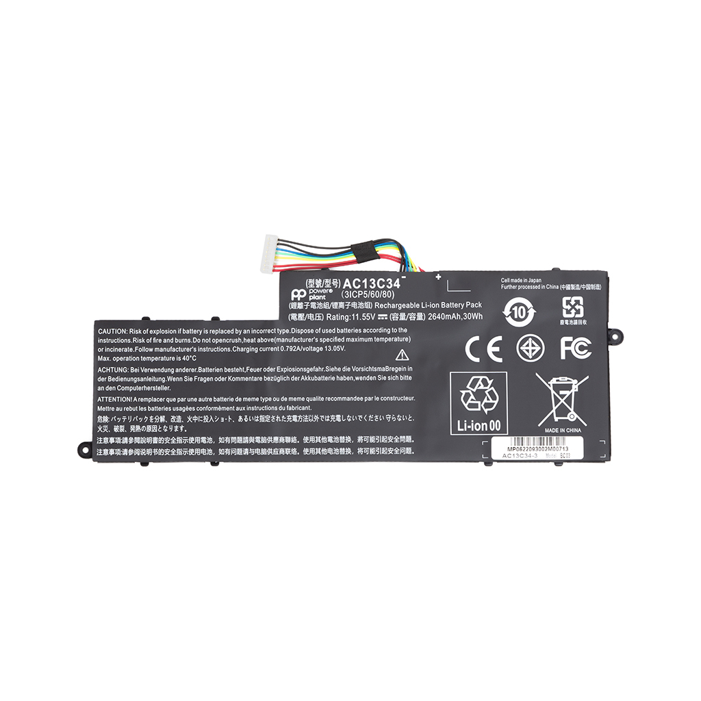 Акумулятор до ноутбука ACER Aspire V5-122P (AC13C34) 11.55V 2640mAh PowerPlant (NB410651) Акумулятор до ноутбука ACER Aspire V5-122P (AC13C34) 11.55V 2640mAh PowerPlant (NB410651)