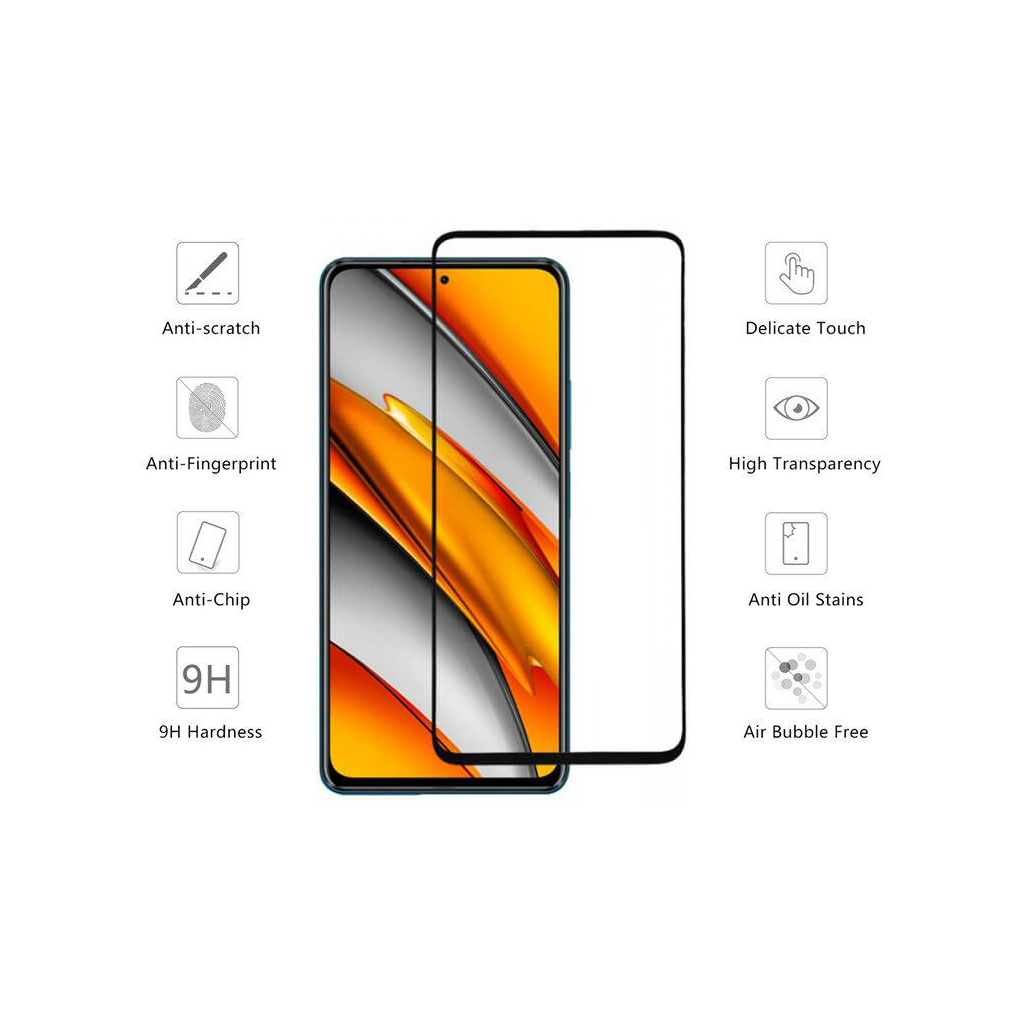 Скло захисне Drobak Poco M3 Pro Black Frame A+ (494910) Скло захисне Drobak Poco M3 Pro Black Frame A+ (494910)