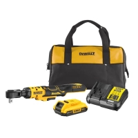 DeWALT angle screwdriver - ratchet, 18V XR Li-lon 2Ah, 95 Nm, bag (DCF512D1)