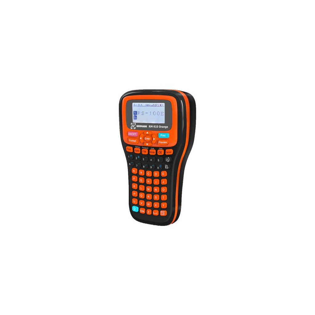 Принтер етикеток UKRMARK RM-910 Orange, сумісний з картриджами Brother TZe (900416) Принтер етикеток UKRMARK RM-910 Orange, сумісний з картриджами Brother TZe (900416)