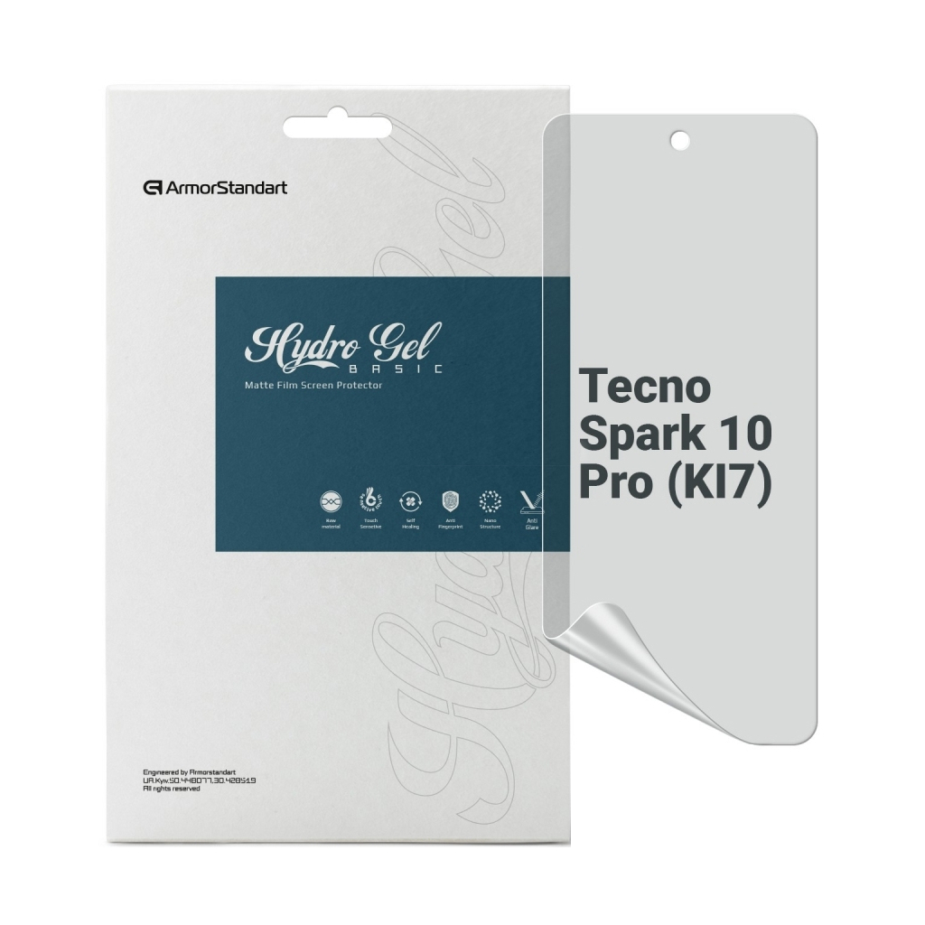 Плівка захисна Armorstandart Matte Tecno Spark 10 Pro (KI7) (ARM67792)