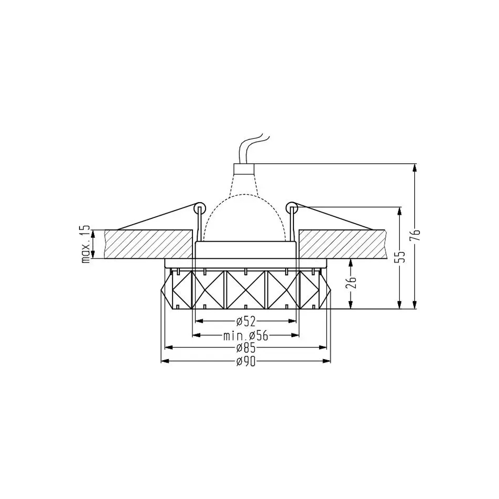 Світильник точковий Candellux 2232652 SK-83 (2232652)