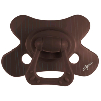 Difrax Natural pacifier, 20+ months (803 Chocolate_lines)