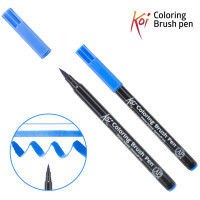 Art marker KOI Watercolor brush marker Blue-steel, 225 (084511393219)