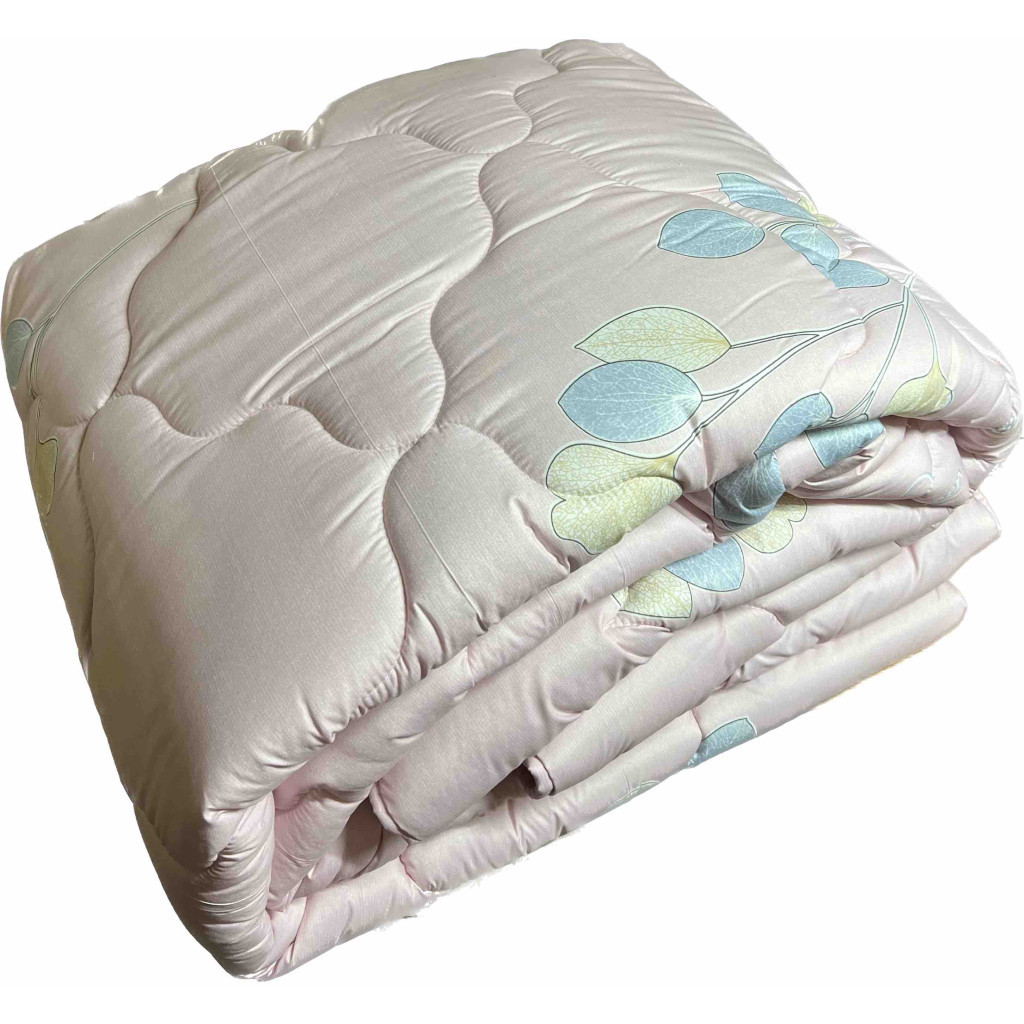 Ковдра ШЕМ зимова вовна Royal satin рожева гілочка двоспальна 175х210 (175 ВОВНЯНА Royal satin_рожева гілочка)