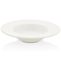By Bone Harmony Arel pasta plate with a straight edge 25 cm (01-GT-25-CK)