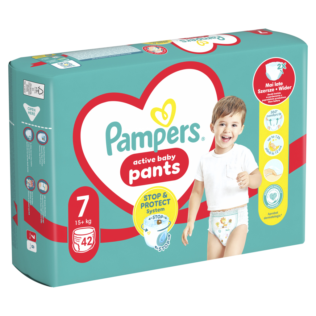 Підгузки Pampers Pants Giant Plus Розмір 7 (17+ кг) 42 шт (8700216341639)