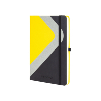Notebook Optima A5 COMBI-1, hard cover, eraser, line (O20125-01)