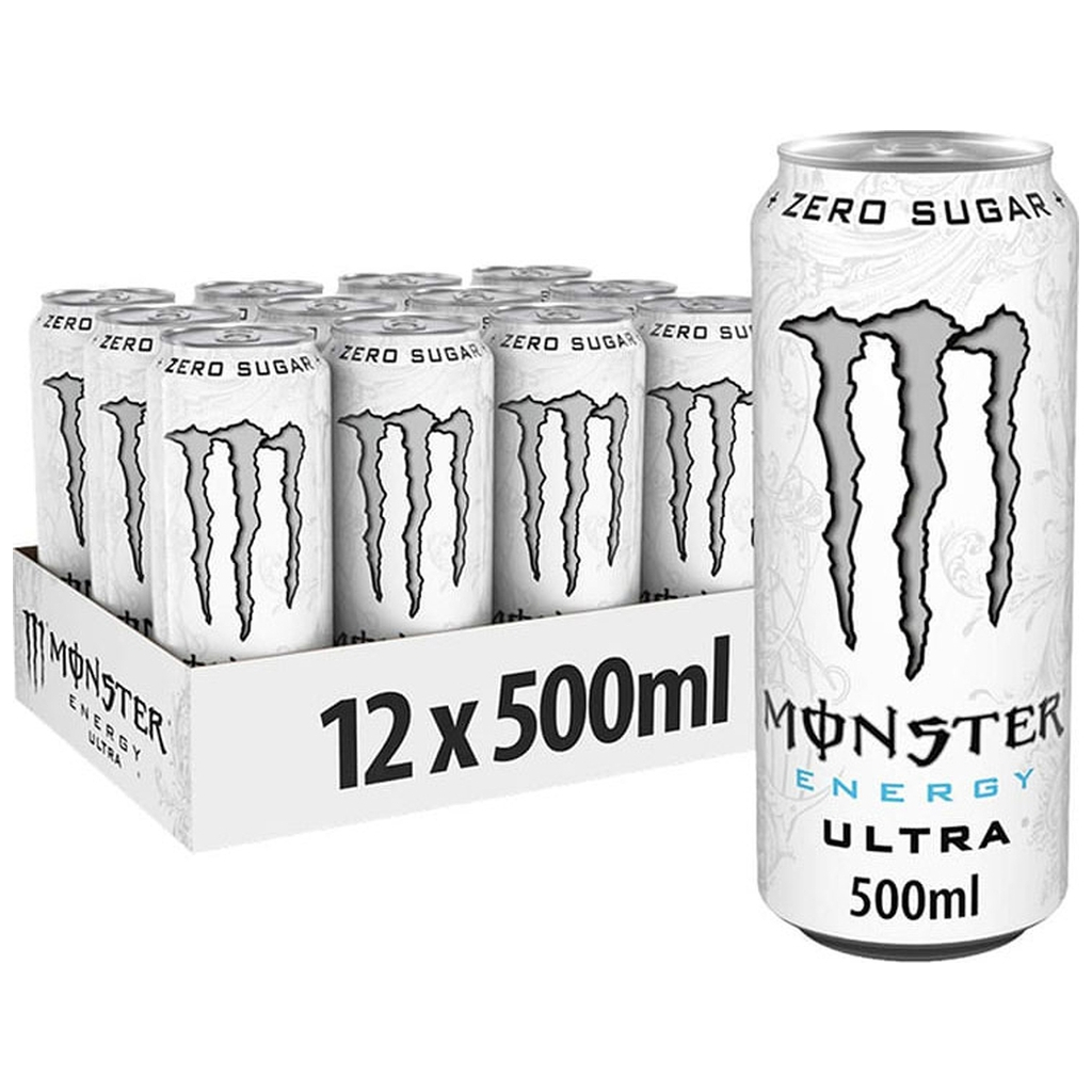Енергетичний напій Monster Energy Ultra Безалкогольний сильногазований 500 мл (5060947547162)