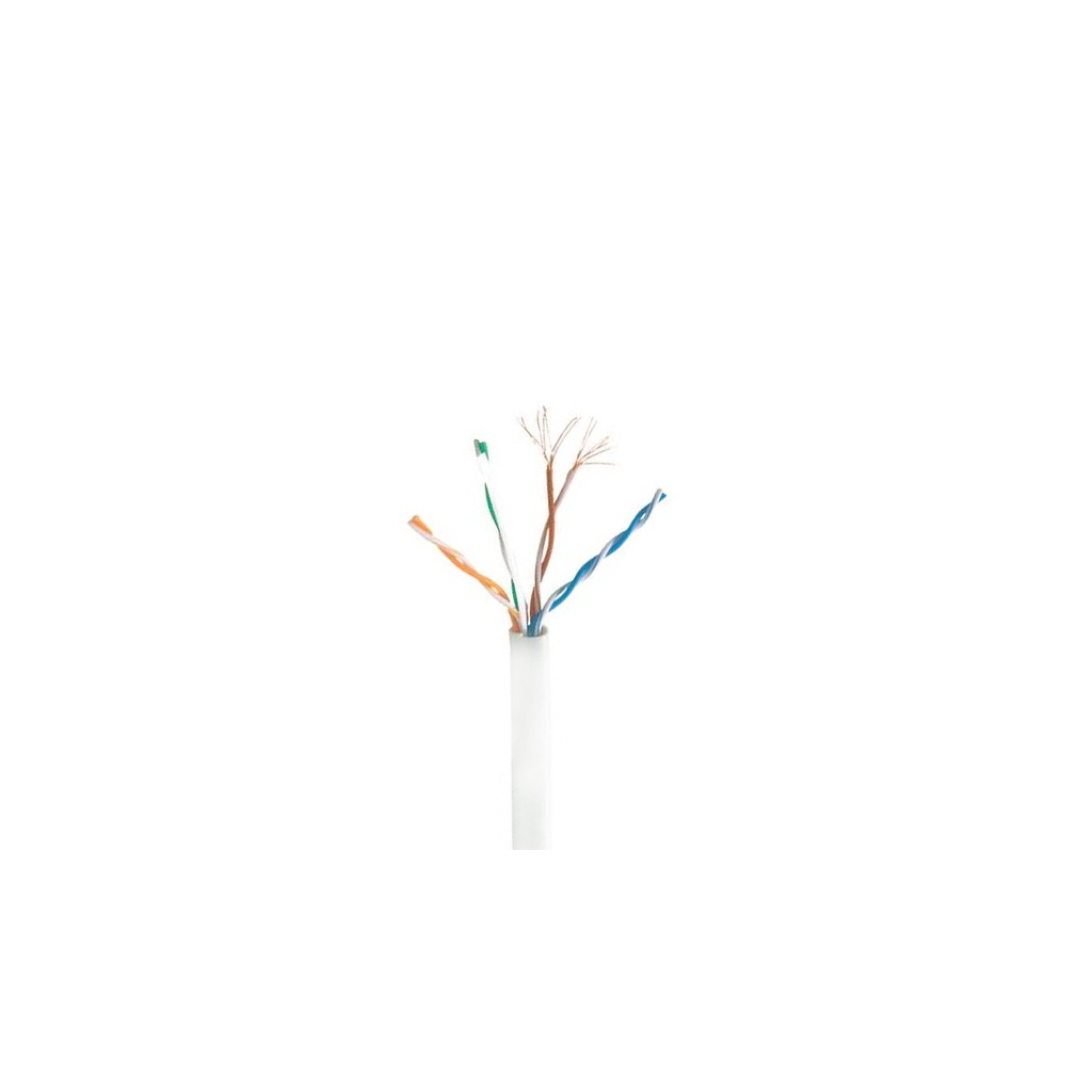 Кабель мережевий OK-Net UTP cat.5e 100м (U/UTP-cat.5E patch AWG25) (КГПВ-ВП (100) 4*2*0,51 / 100)