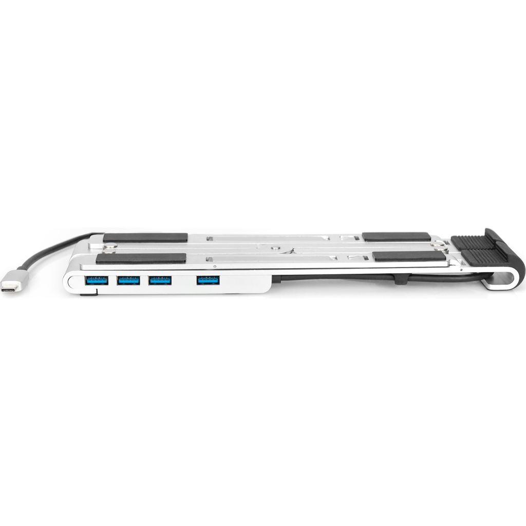 Підставка до ноутбука Digitus Variable Notebook Stand, до 17", USB-C Dock 5-Port (DA-90424)