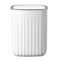 Waste container JAH Nordic Touch White with gray 12 l (20258)