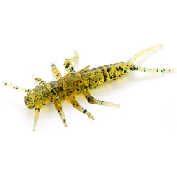 Fishing silicone FishUP Stonefly 0.75" 036 - Caramel/Green&Black (12pcs/pack) (1864.00.40)