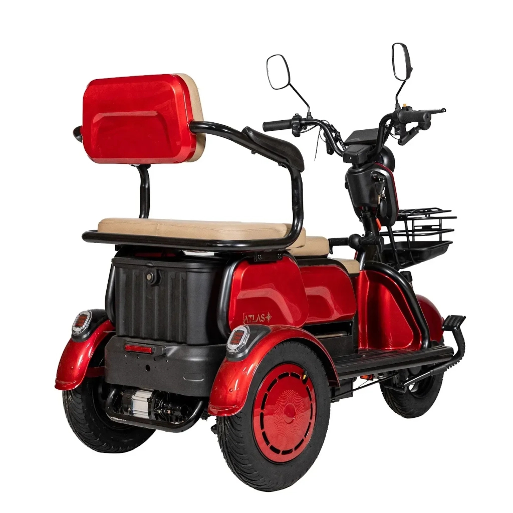 Електроскутер Atlas Elegant Trike 800W Red (4017)