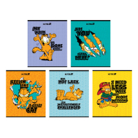 Kite Garfield notebook, 24 sheets, grid (GF25-238)