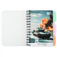 Блокнот Yes В6 Military 144 аркуша пластикова обкладинка (681981)