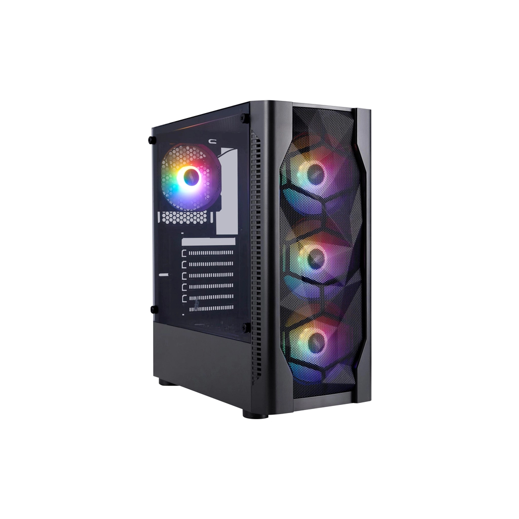 Корпус 1stPlayer D4-BK-4F1 Корпус 1stPlayer D4-BK-4F1