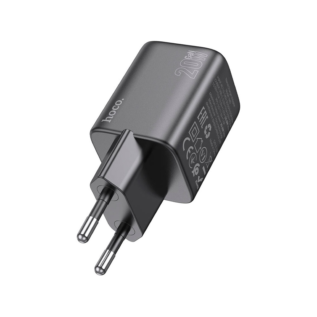 Зарядний пристрій HOCO N40 Mighty USB-C PD20W Black (6942007616966)