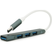 Концентратор Voltronic USB-C 4xUSB 3.0 0.1m black (YT-TC3H4-B)