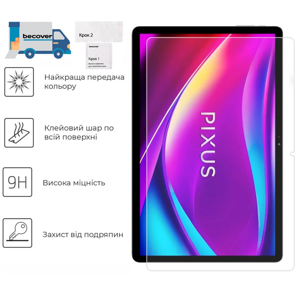 Скло захисне BeCover Pixus Combo 10.95" (713701) Скло захисне BeCover Pixus Combo 10.95" (713701)