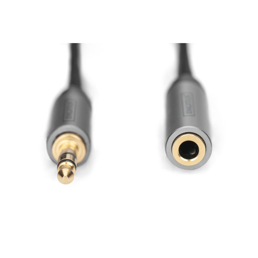 Кабель мультимедійний 3.5mm M to 3.5mm F 3.0m Digitus (DB-510210-030-S) Кабель мультимедійний 3.5mm M to 3.5mm F 3.0m Digitus (DB-510210-030-S)
