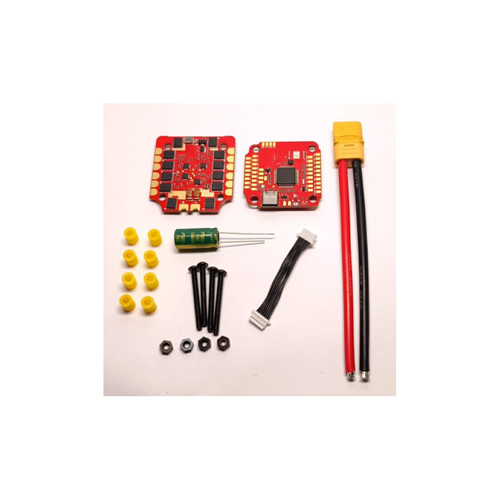Політний стек FLYTEX Fuzia F405 V2 + ESC 55A 6S (WVST3REDYELLOWV2)
