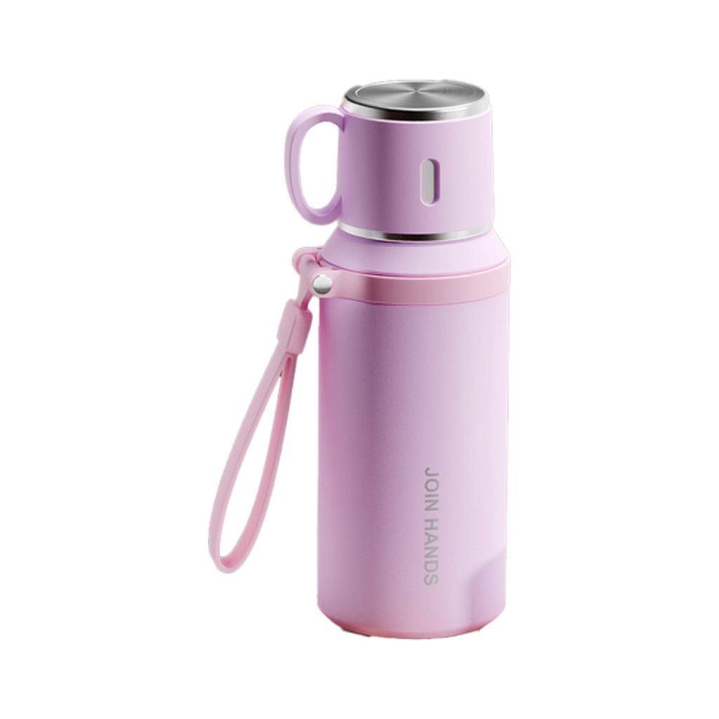 Термос Merlion з чашкою та ситечком 0,6 л, фіолетовий (TermTea-600Purple) Термос Merlion з чашкою та ситечком 0,6 л, фіолетовий (TermTea-600Purple)