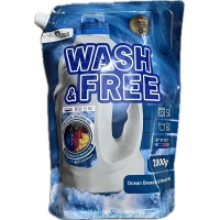 Гель для прання Wash&Free Універсальний Морська свіжість з нотками мінеральної солі Дой-пак 2 кг (4823128005902)