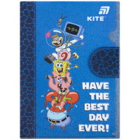 A4 SpongeBob SquarePants Flap Kite Corner Folder (SB25-248)