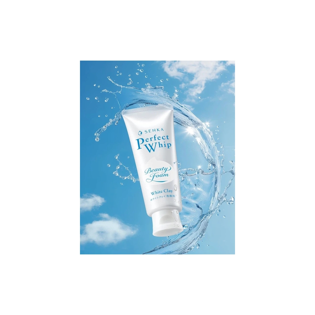Пінка для вмивання Senka Perfect Whip White Clay 120 мл (4550516474636)