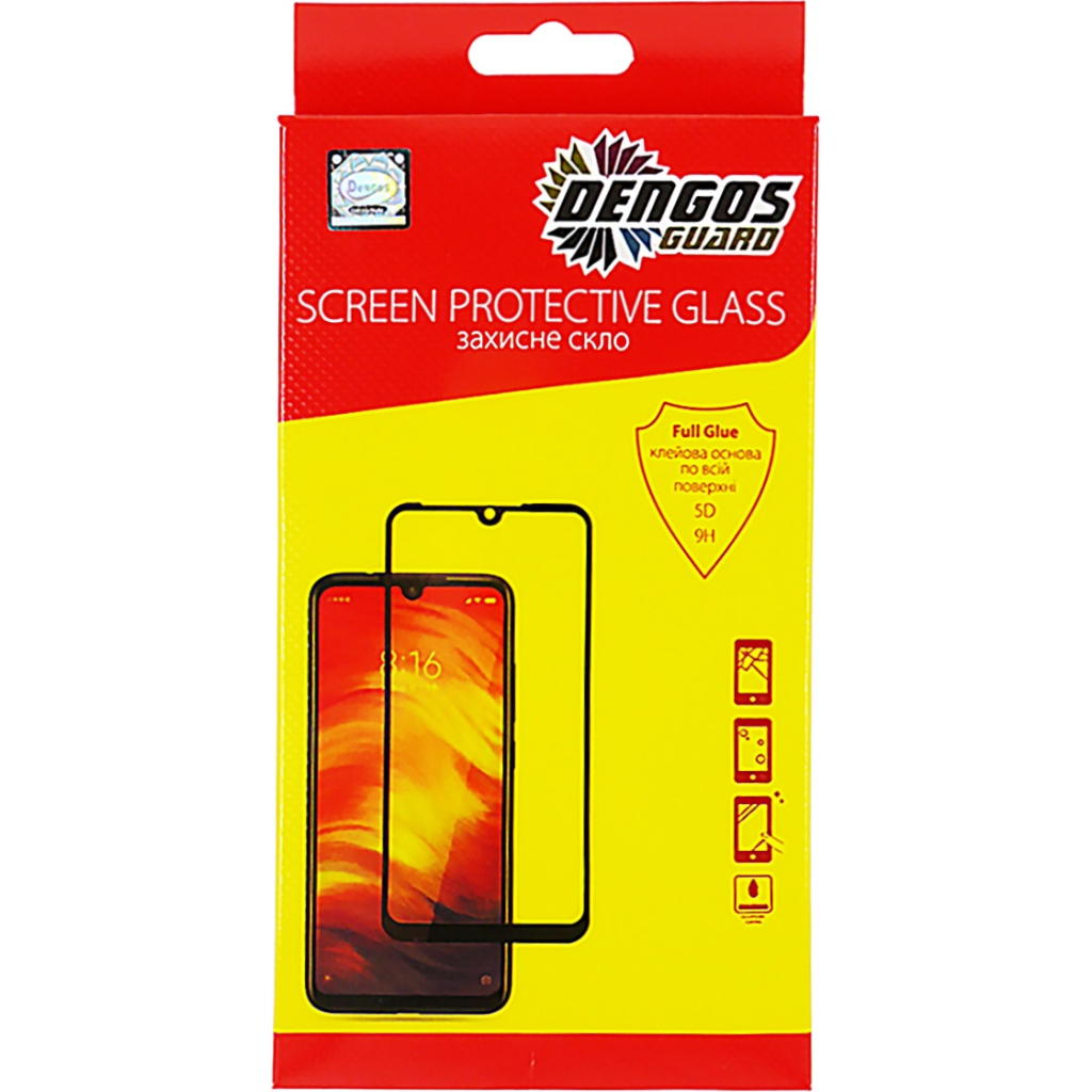 Скло захисне Dengos Full Glue POCO M8 5G Black (TGFG-428) Скло захисне Dengos Full Glue POCO M8 5G Black (TGFG-428)