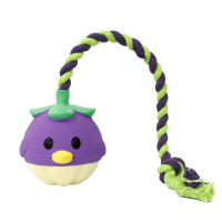 Dog toy MISOKO&CO Fruit with rope 40 cm purple (BEIRJ06912)