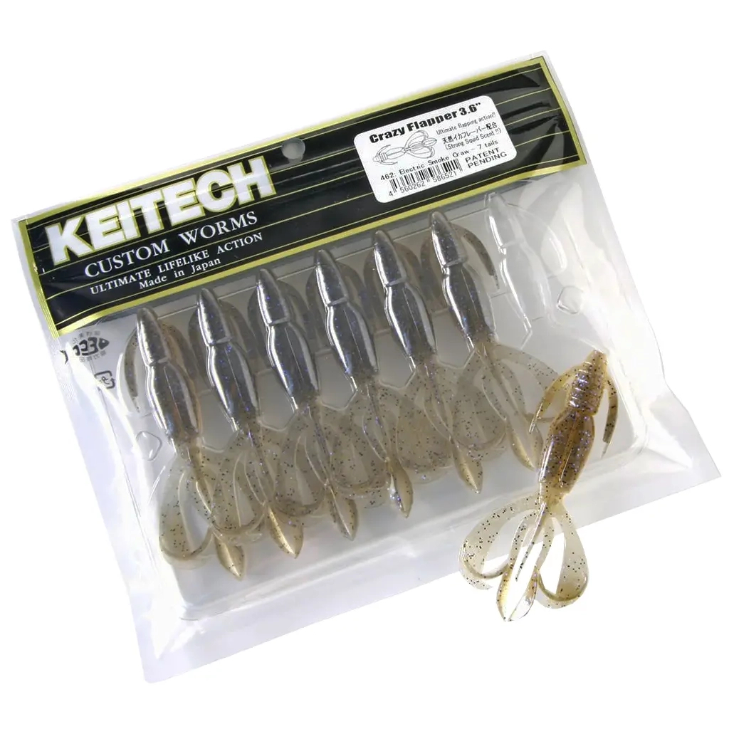 Силікон рибальський Keitech Crazy Flapper 2.8" (8 шт/уп) EA22 electric silver shi (1551.12.82) Силікон рибальський Keitech Crazy Flapper 2.8" (8 шт/уп) EA22 electric silver shi (1551.12.82)