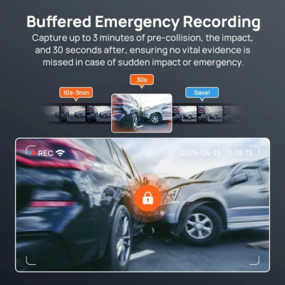 Відеореєстратор Xiaomi 70mai Dash Cam 4K A800SE-2 Set (1182550)