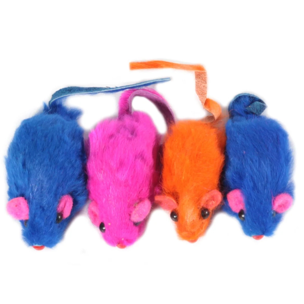 Іграшка для котів "FOX" Миша кольорова 5 см (5901436129165)