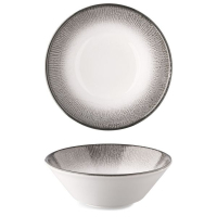 Salad bowl G.Benedikt series "Optimo" decor "Shell Grey" round d 20 cm (OPT1420-T0015)